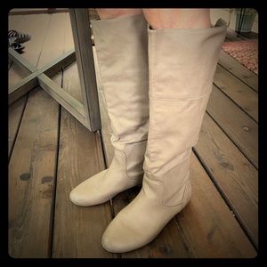 Sand Colored leather boots